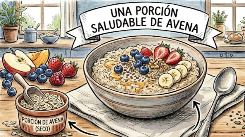 La avena es recomendada por especialistas en salud para quienes buscan perder peso de manera saludable (Imagen Ilustrativa Infobae)
