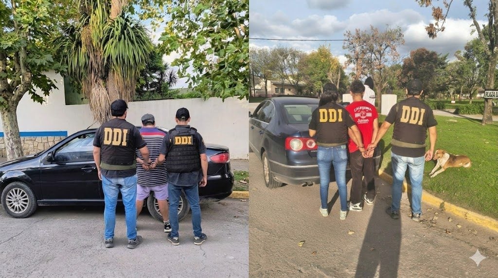 Los detenidos por el asalto a la jubilada de 91 años en la localidad de Otamendi (Fuente: La Capital)