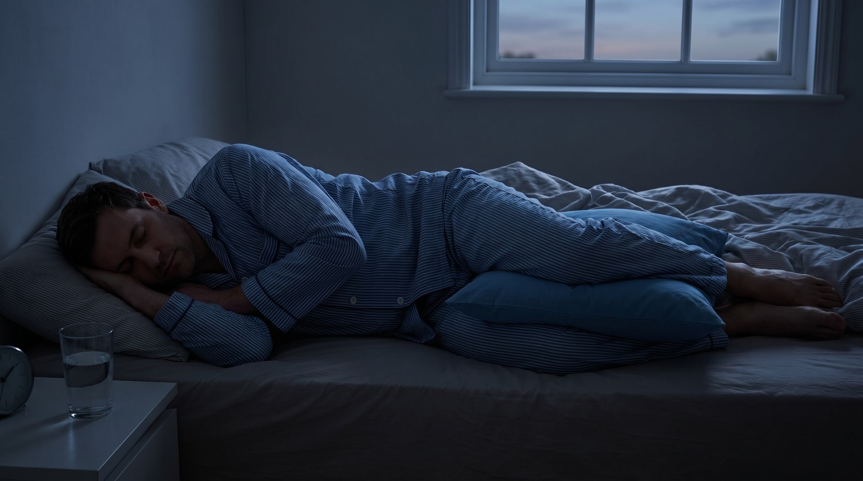 Dormir de lado es la posición más recomendada por expertos para reducir ronquidos y mejorar la circulación durante el descanso (Imagen Ilustrativa Infobae)