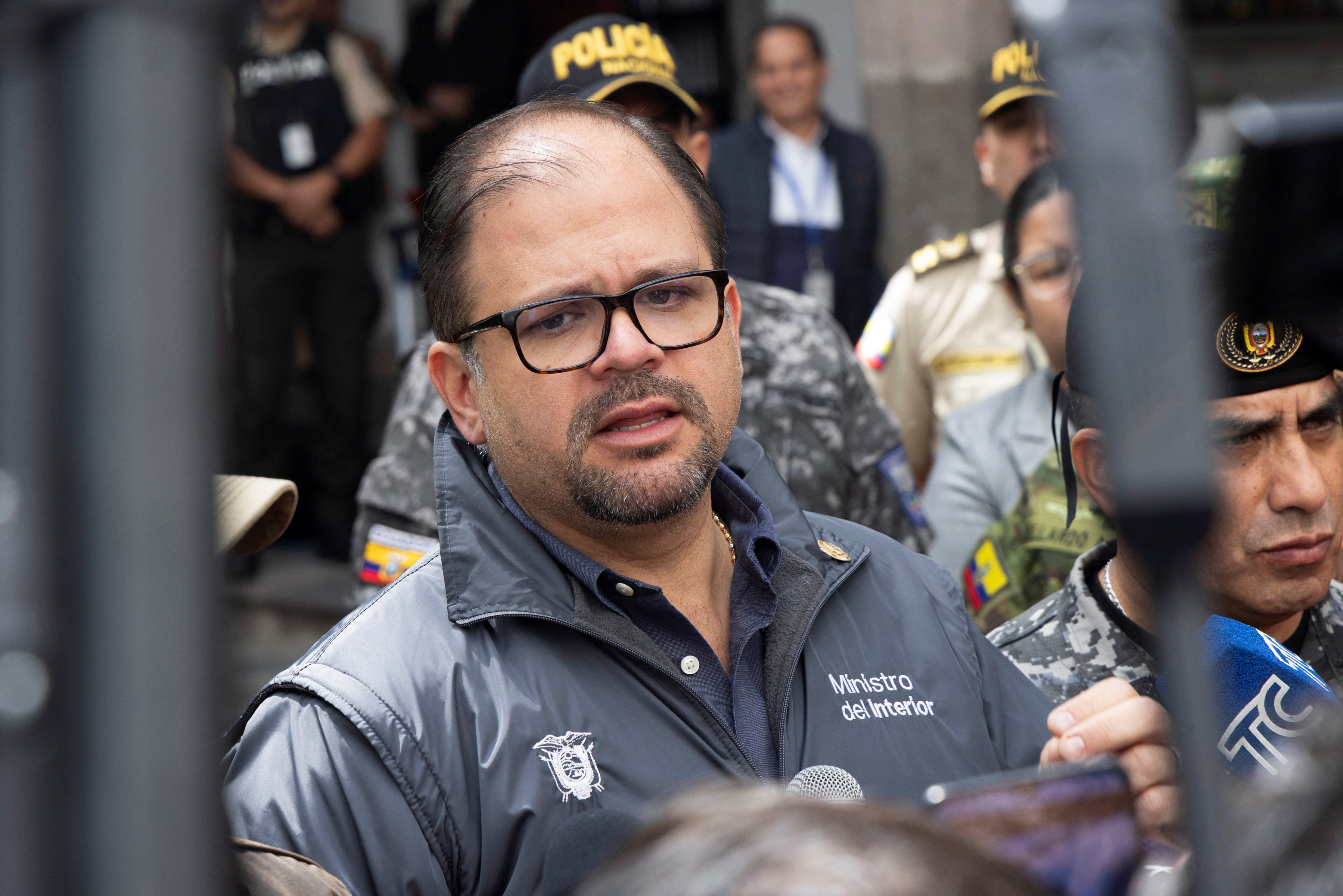 El ministro del Interior, John Reimberg. REUTERS/Karen Toro