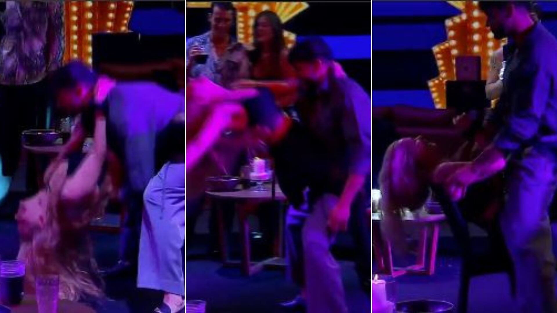 El baile sensual de Grecia Colmenares con Fabio Agostini en la fiesta de Gran Hermano: “La única que casi se lo come”