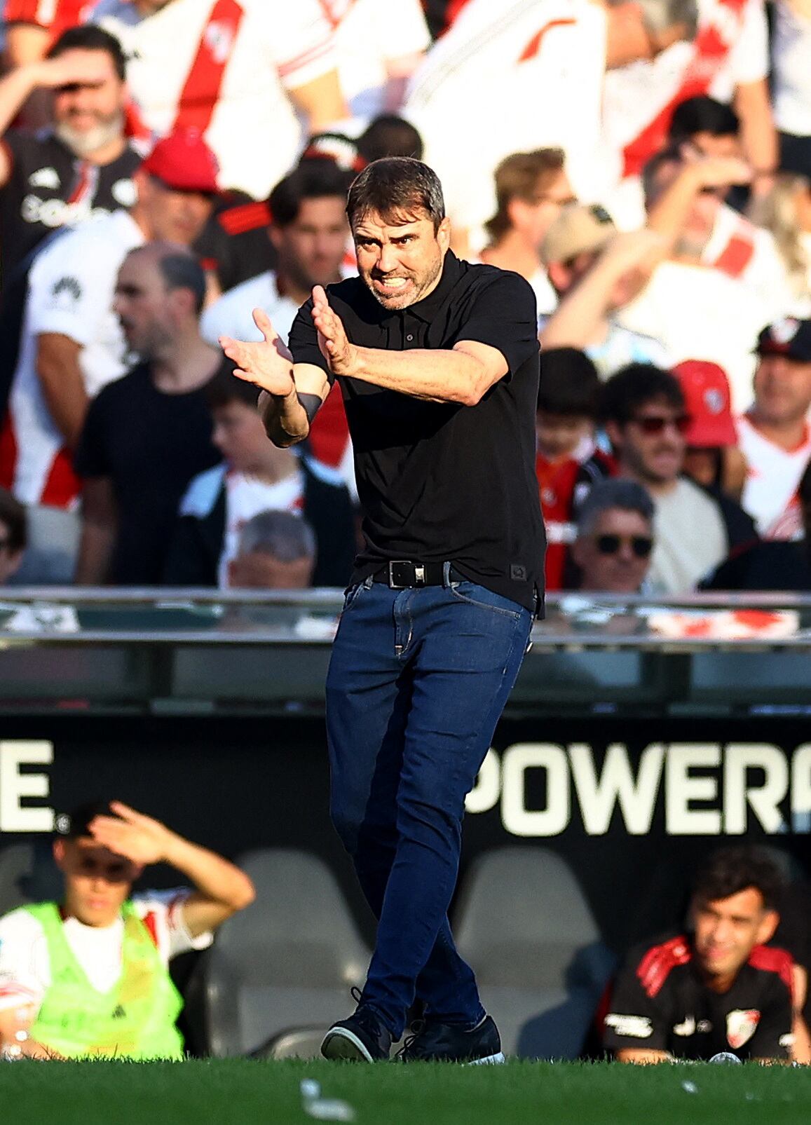 El primer Superclásico de Coudet como DT de River Plate configuró también la primera derrota de su ciclo (Crédito: Reuters/Agustin Marcarian)