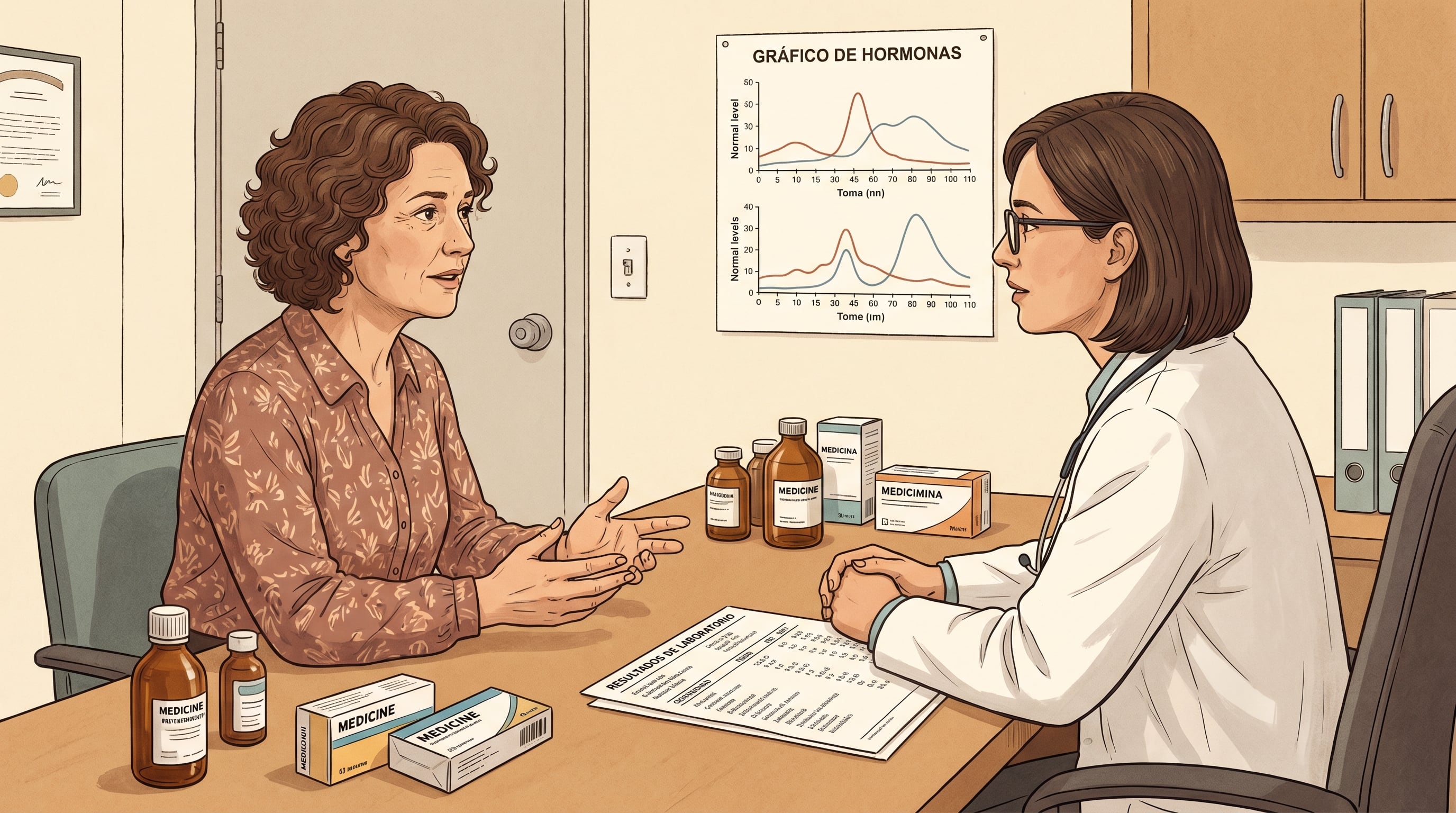 El tratamiento con testosterona en mujeres menopáusicas se posiciona como opción para combatir el bajo deseo sexual (Imagen Ilustrativa Infobae)