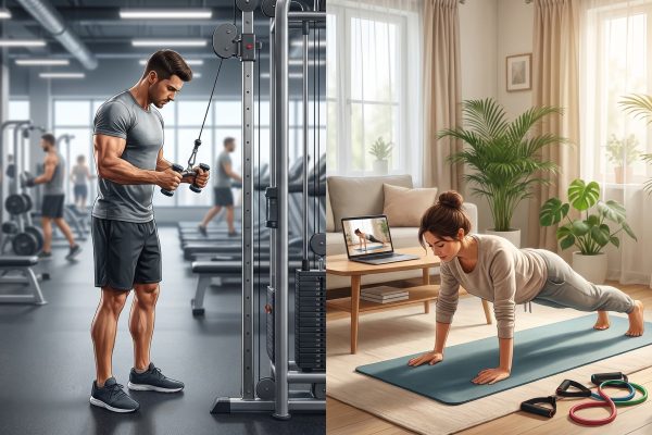 Entrenar en casa o en el gimnasio: claves para elegir la mejor opción