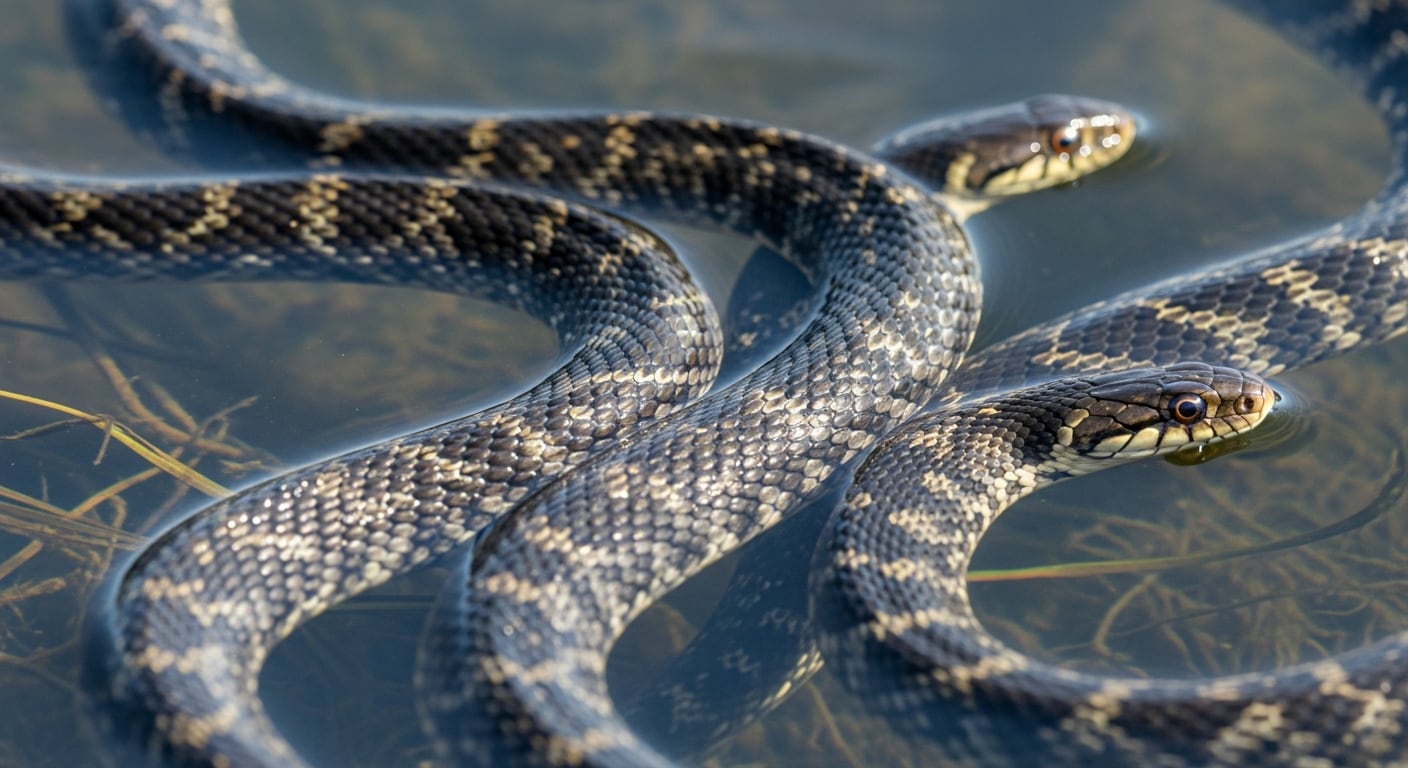 Serpientes venenosas como la massasauga oriental en Michigan y la cascabel de madera en Minnesota son poco habituales, están protegidas por ley y rara vez representan un riesgo para las personas. (Imagen Ilustrativa Infobae)