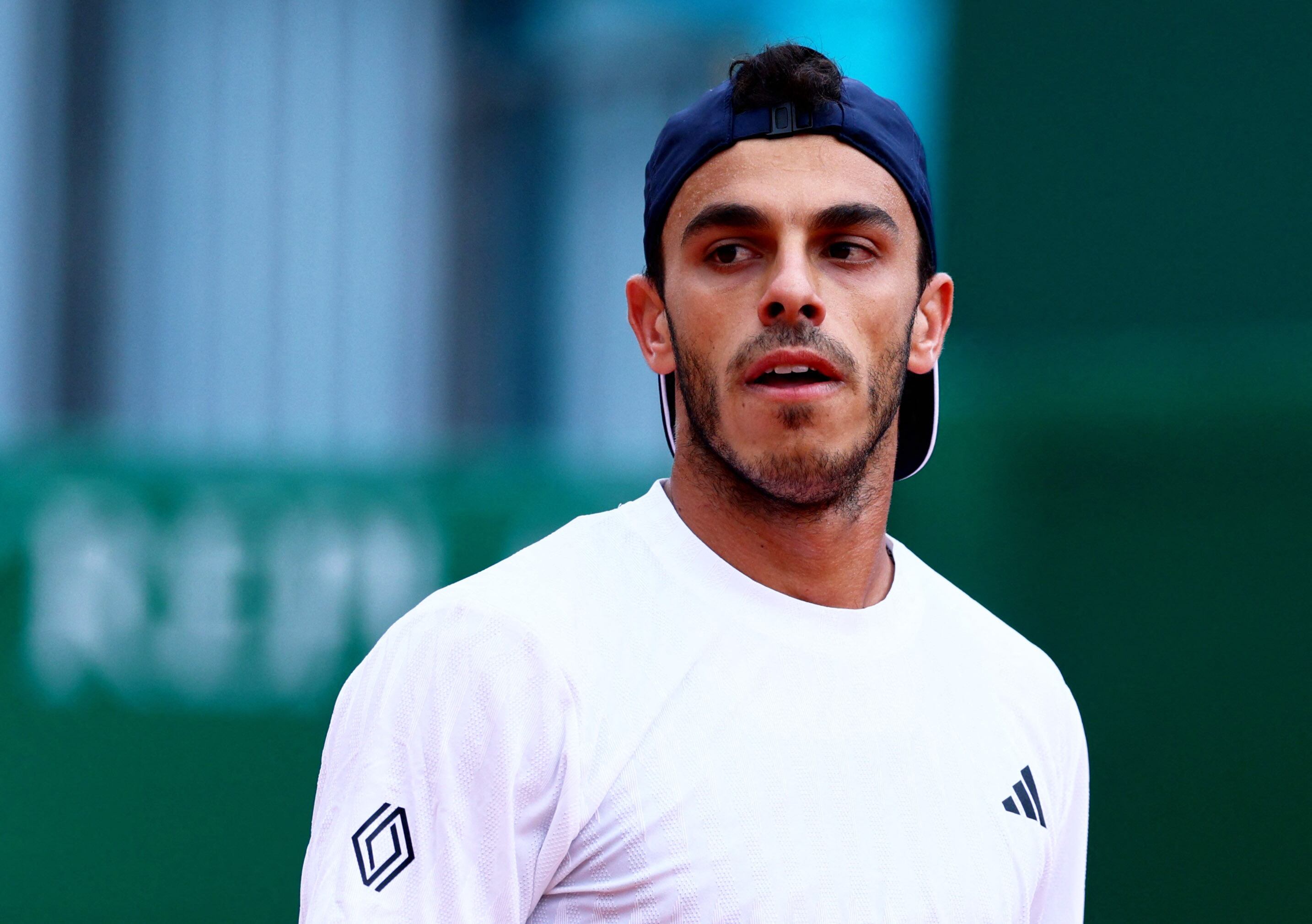 Francisco Cerúndolo tuvo una actuación deslucida y se despidió de la Caja Mágica (Fuente: REUTERS/Manon Cruz)