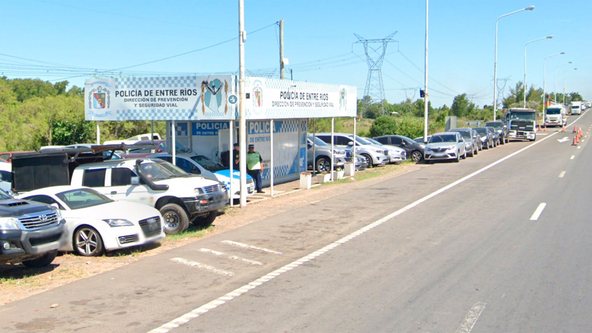 Puesto de la Policía de Entre Ríos en Brazo Largo (Google Street View)