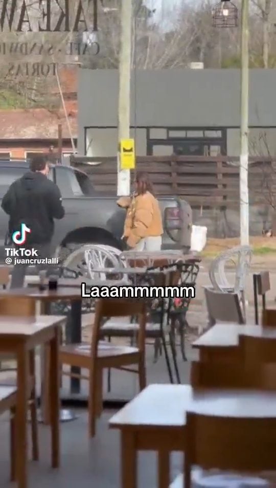 La actriz aseguró que el video suyo con Castro era viejo (Captura de video/TikTok)