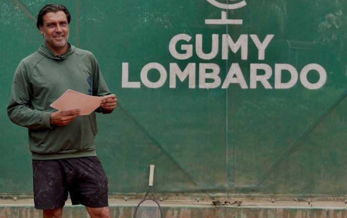 Hernán Gumy hoy tiene 54 años y trabaja en la formación de tenistas (Fuente: Gumy Lombardo Tennis Academy)