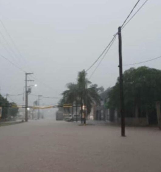 Las lluvias comenzaron días atrás y afectaron a otras localidades como Añatuya (Municipalidad de Los Juríes)