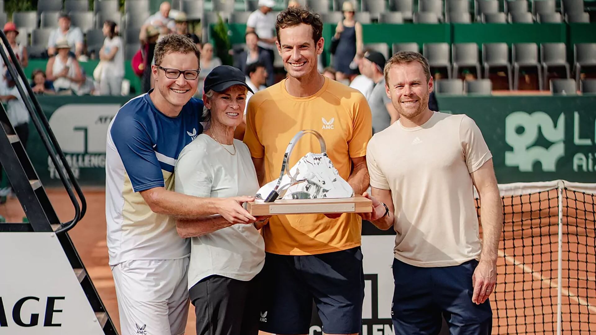 Andy Murray con el trofeo del Challenger de Aix-en-Provence (OpenduPayAix)