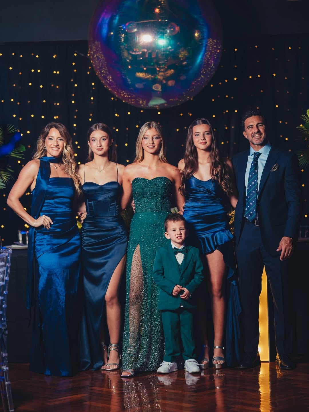 Mica, Indiana y Allegra decidieron ir en la misma gama de color 