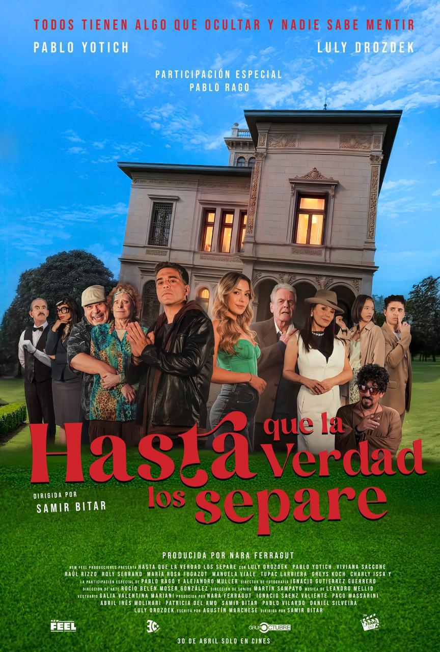 El afiche de Hasta que la verdad los separe, que se estrena este jueves 30 de abril 
