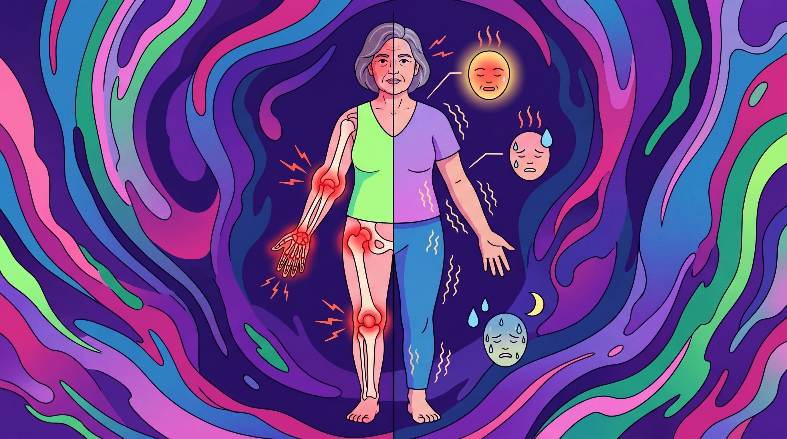 Identificar la diferencia entre artritis y síndrome musculoesquelético menopáusico resulta clave en el dolor articular de mujeres en la menopausia (Imagen Ilustrativa Infobae)