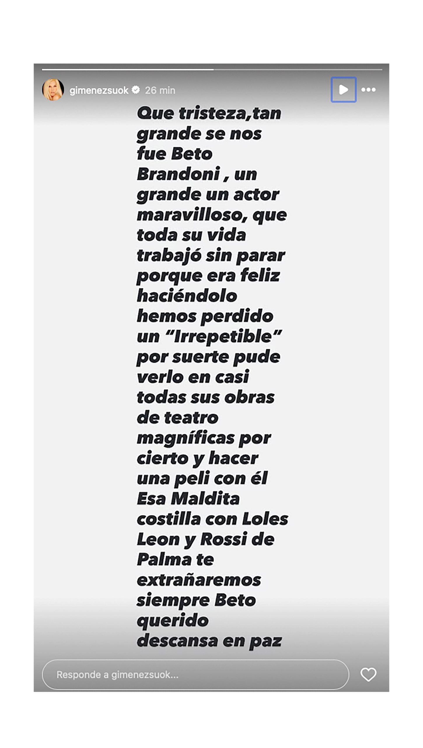 Mirtha Legrand despidió a Luis Brandoni: “Jamás lo olvidaremos”