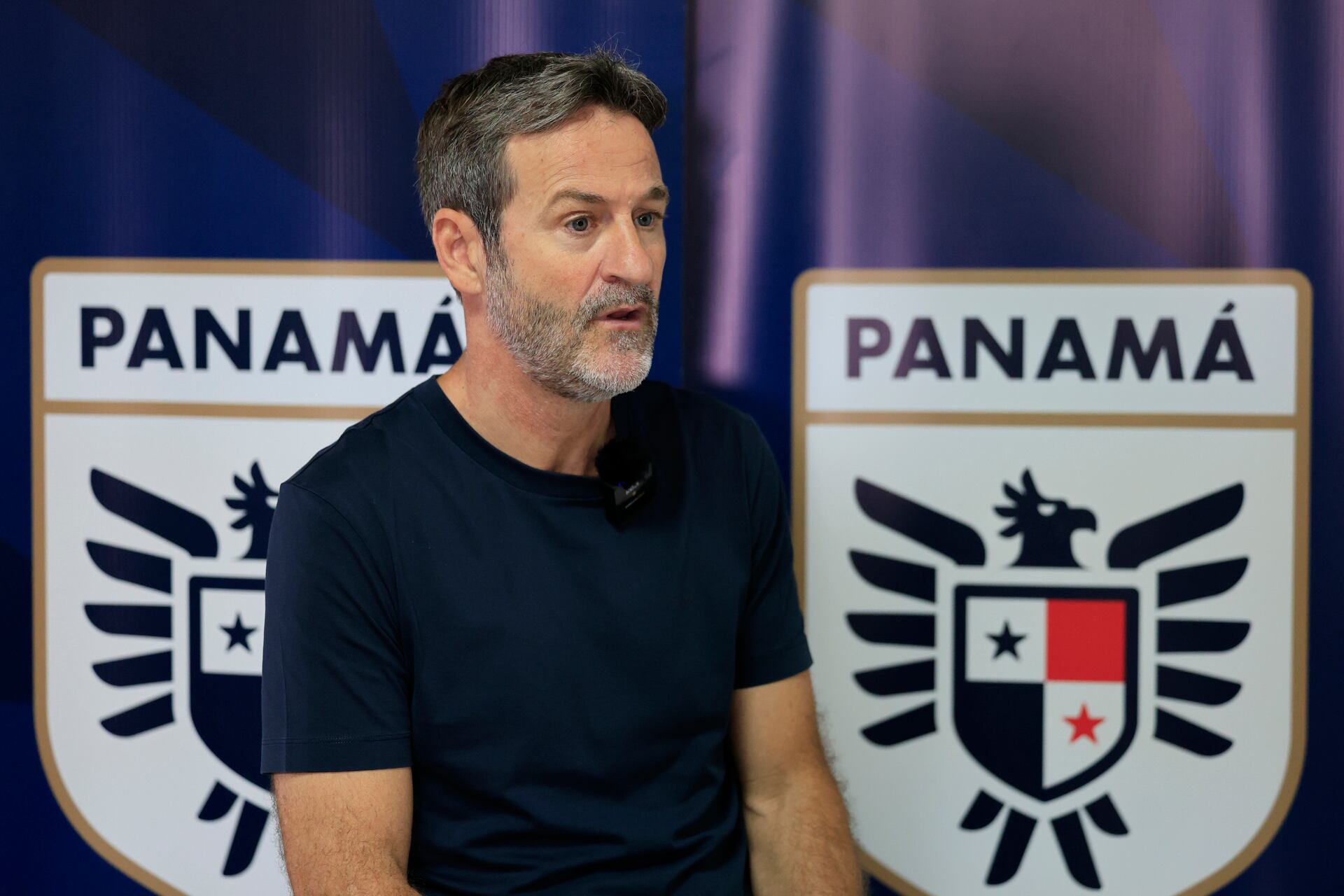 Fotografía de archivo del seleccionador de Panamá, Thomas Christiansen, quien este lunes ha recibido el anuncio de que el último partido de preparación de su plantilla para el Mundial de 2026 se jugará el 3 de junio contra República Dominicana en el estadio Rommel Fernández, de la capital del país. EFE/ Bienvenido Velasco 