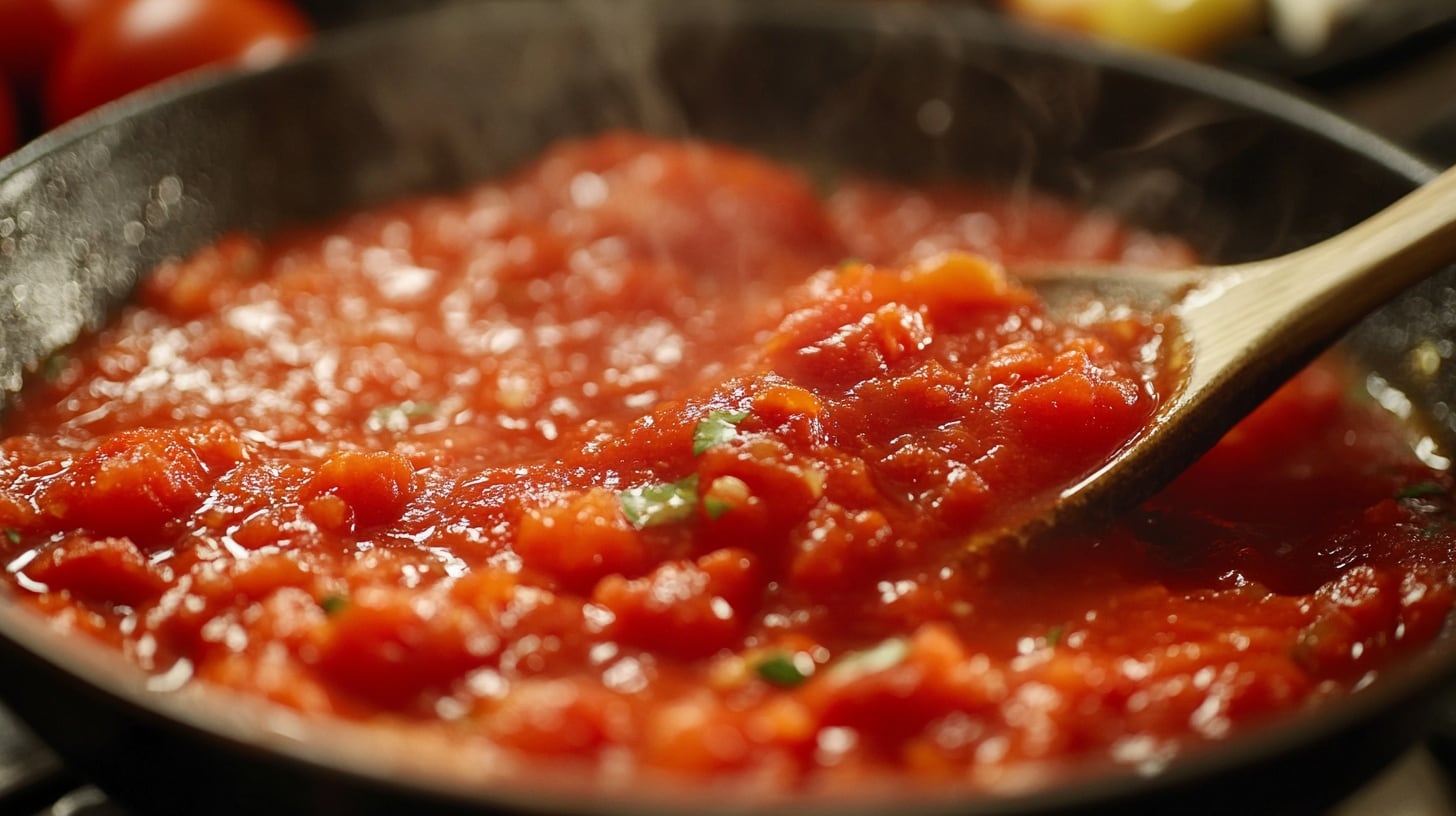 El uso de bicarbonato de sodio en la salsa de tomate neutraliza los ácidos naturales del fruto, como el ácido cítrico y málico, según la Clínica Mayo (Imagen Ilustrativa Infobae)