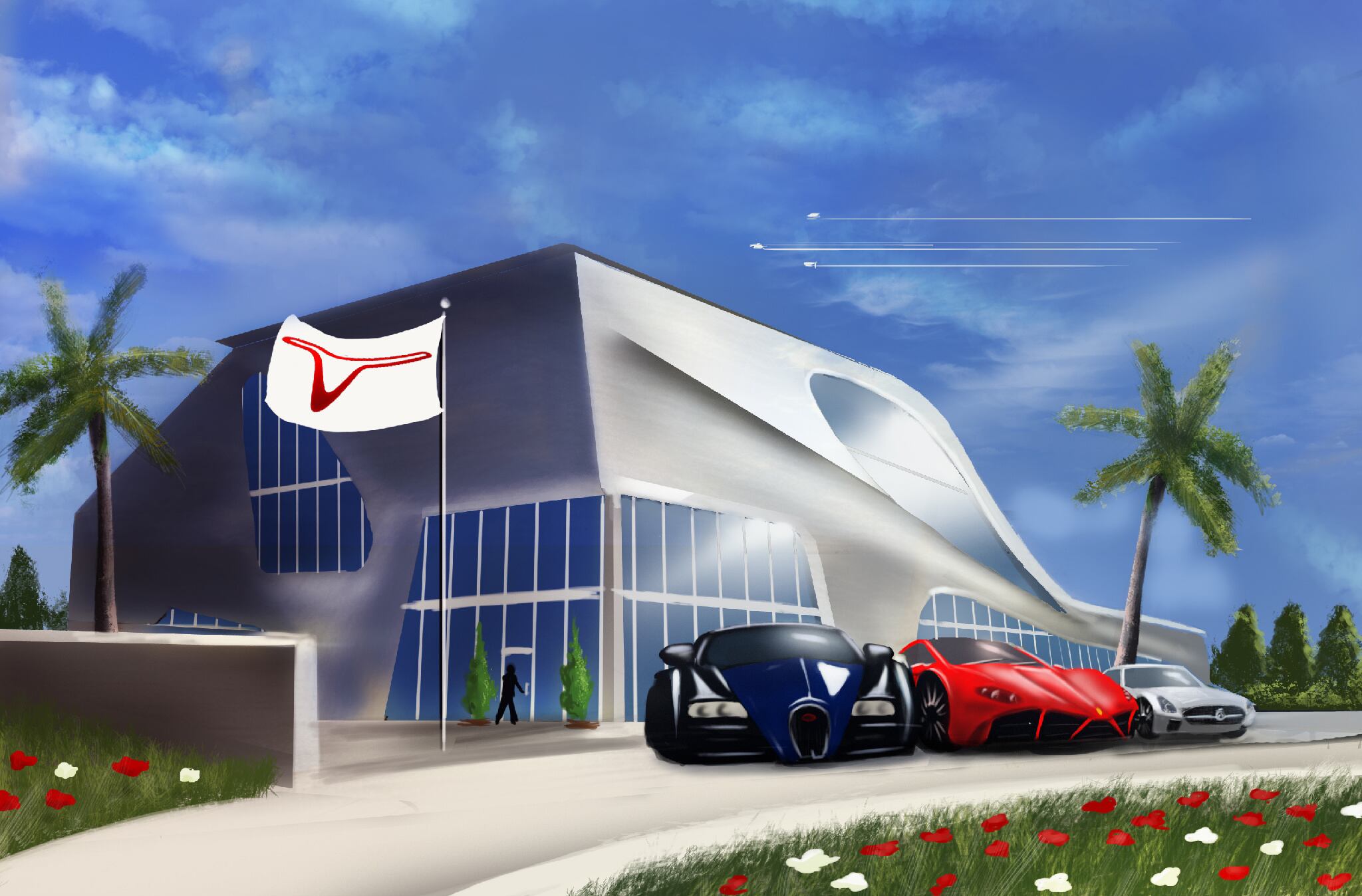 Iban a haber espacios dedicados para las concesionarias y terminales