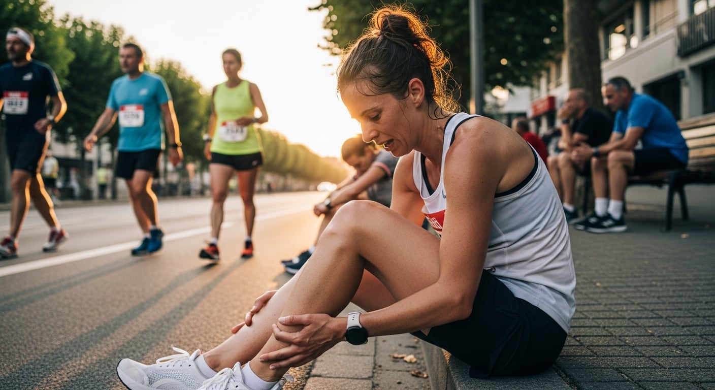 El impacto de una maratón en pies y tobillos se manifiesta en ampollas, lesiones cutáneas e inflamación por la fricción y los impactos repetidos (Imagen Ilustrativa Infobae)