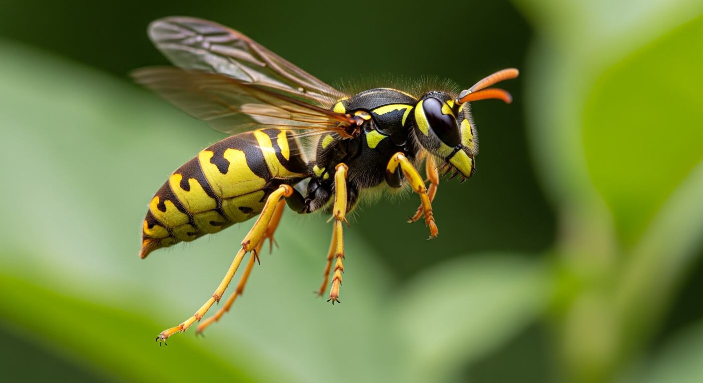 Las avispas chaqueta amarilla (Vespula germanica) han sido protagonistas de recientes ataques a personas en la Patagonia y Neuquén (Imagen Ilustrativa Infobae)