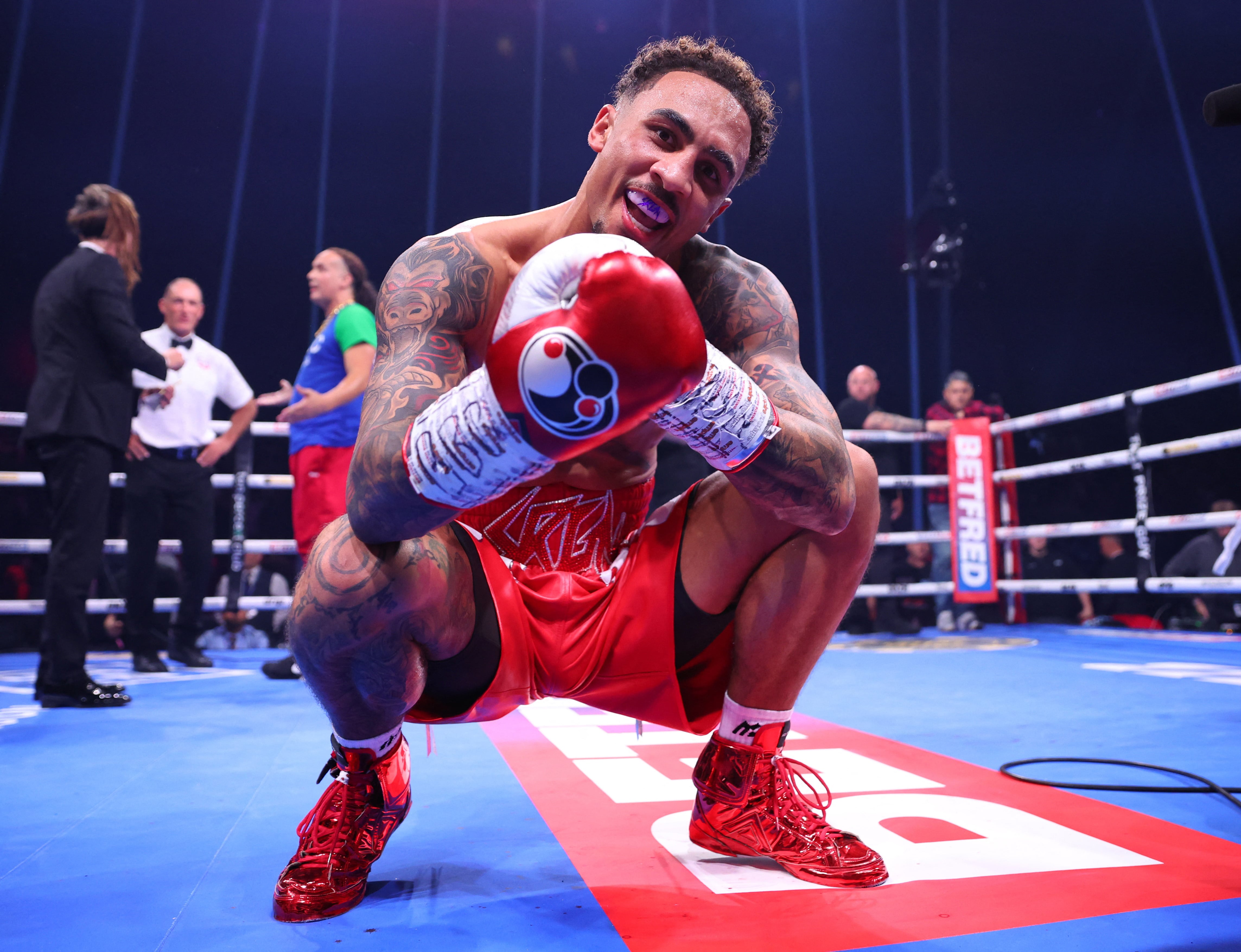 Ben Whittaker se consolida como figura emergente del boxeo semipesado tras un nocaut fulminante en Liverpool (Reuters/Ed Sykes)