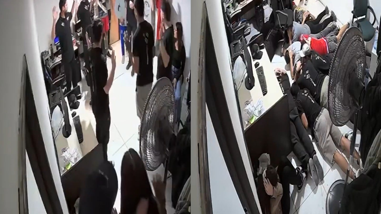 Los empleados del depósito de Lanús fueron obligados a tirarse al piso durante el asalto