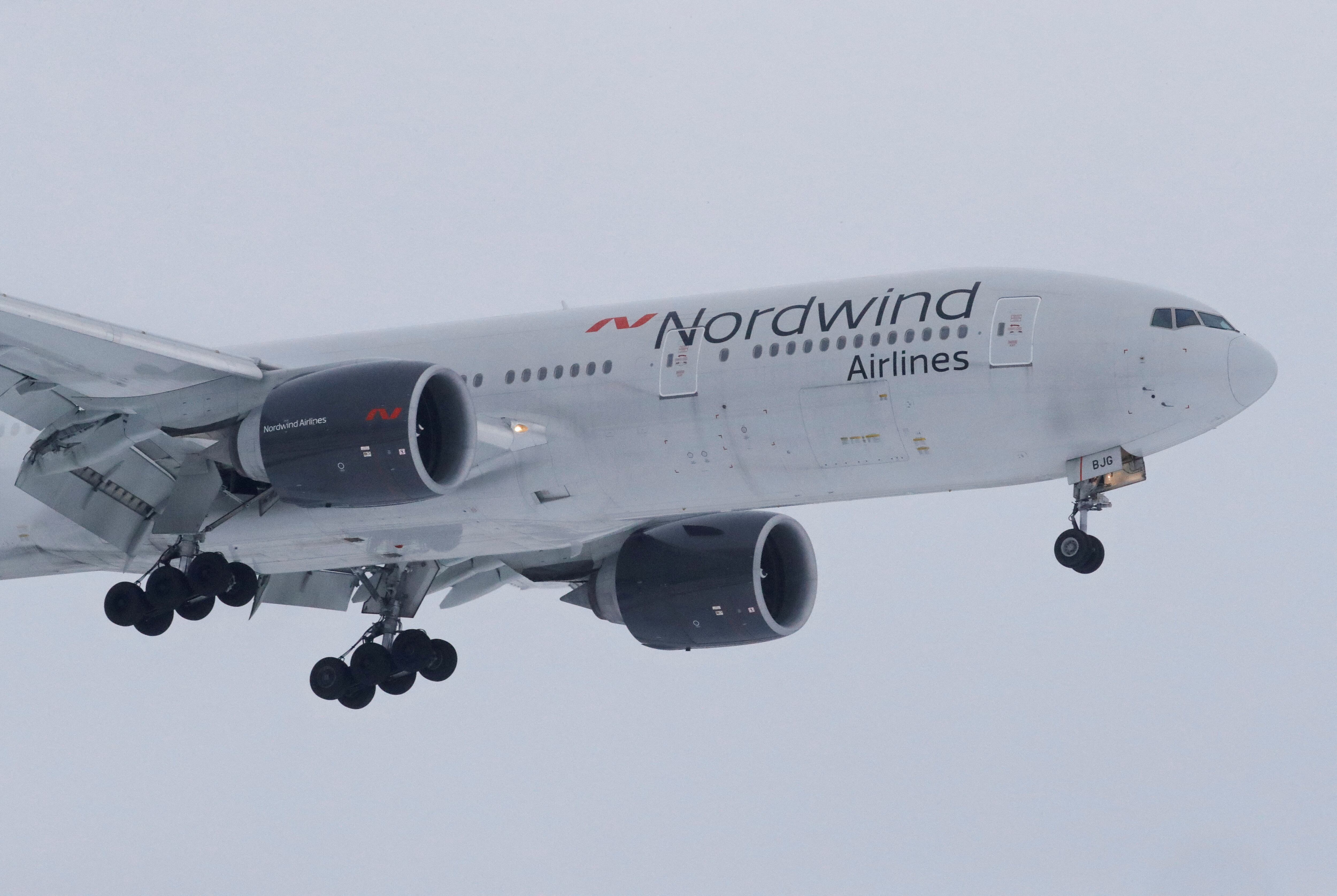 Un avión 777-200ER, propiedad de la aerolínea rusa Nordwind (REUTERS/Tatyana Makeyeva/Archivo)