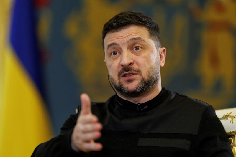 El presidente de Ucrania, Volodimir Zelensky (REUTERS/Valentyn Ogirenko)