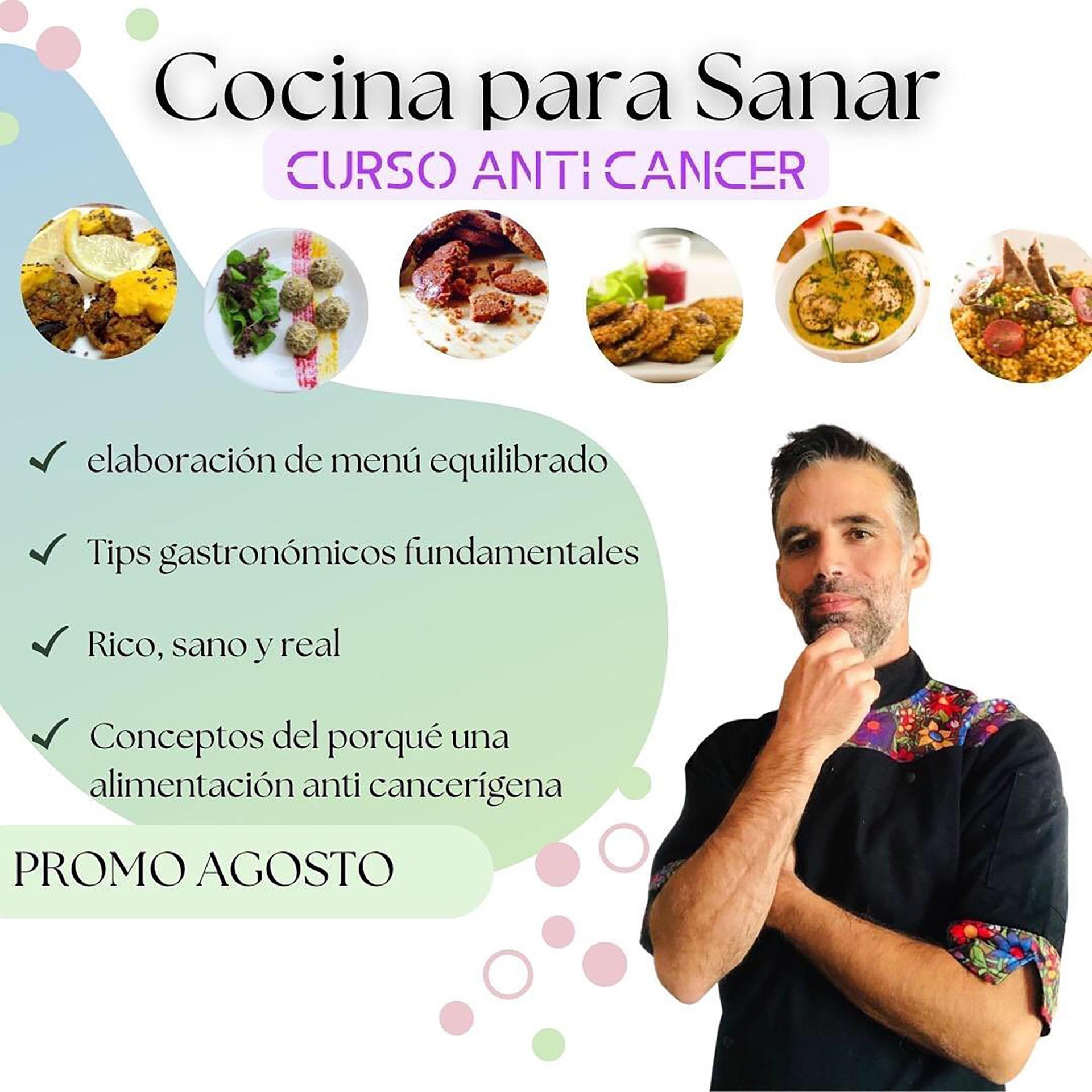 “Si estás decidido a sanar, escribinos”: denunciaron a un chef naturista por ofrecer un curso para curar el cáncer
