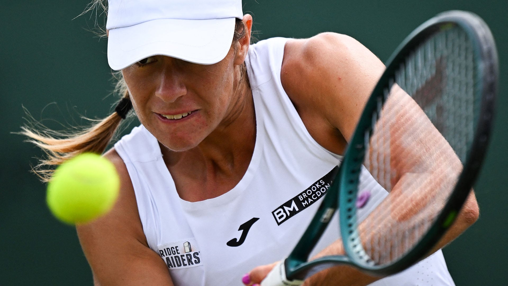Solana Sierra logró la mejor actuación de su carrera en un WTA 1000 (Fuente: AFP)