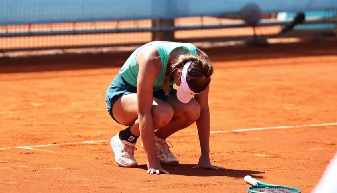 Solana Sierra encadenó tres victorias en Madrid, pero no pudo contra una ex número 1 del mundo