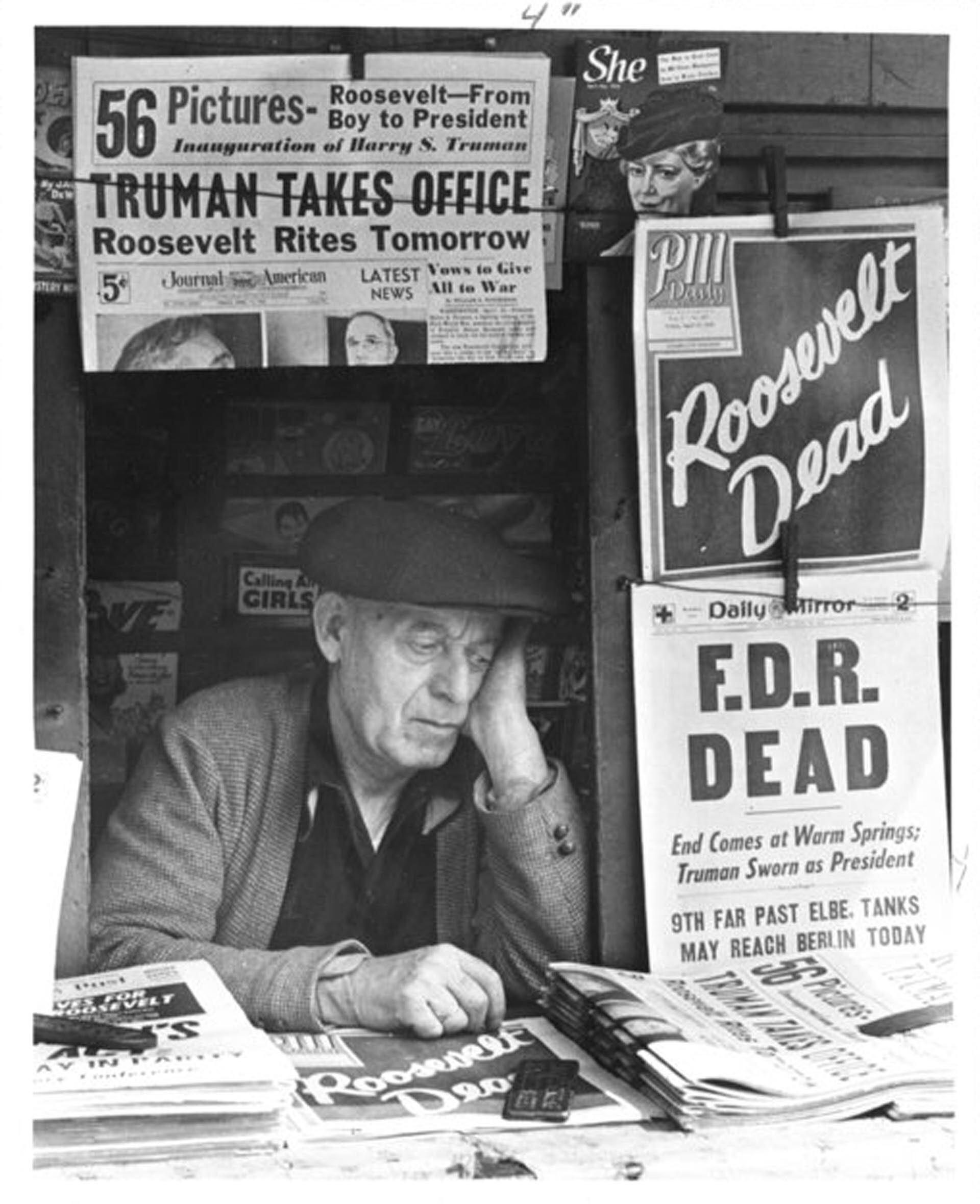 La primera foto que publicó en la revista 