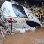 Temporal en Coronel Suárez: la tormenta dejó más de 100 mm de lluvia, calles cortadas y autos inundados