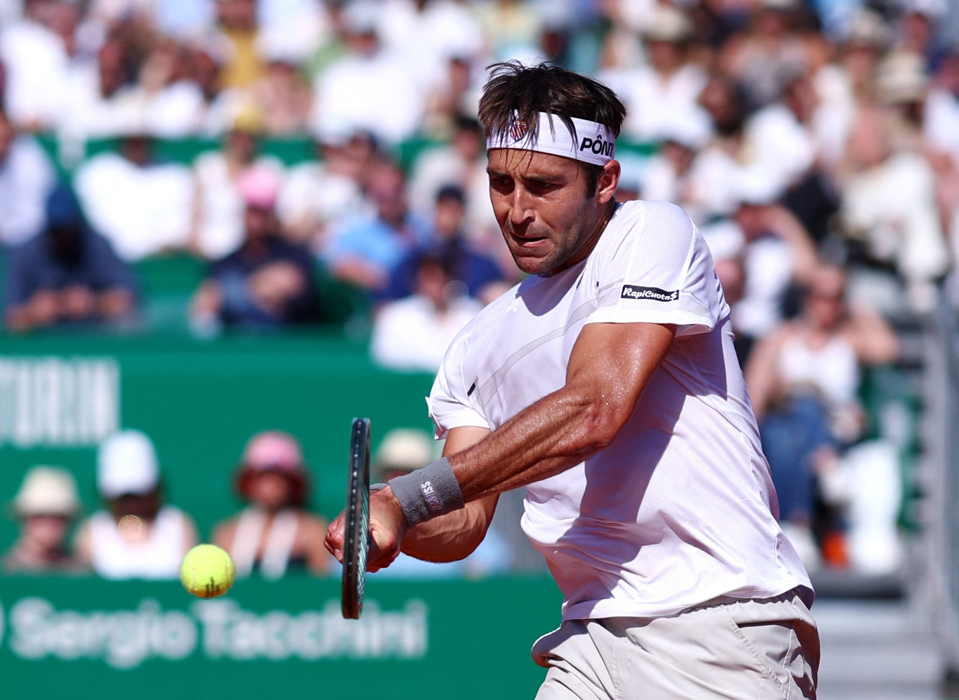 Tomás Etcheverry se presenta en el Masters 1000 de Madrid (Crédito: REUTERS/Manon Cruz)