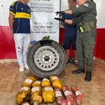 Traficaban más de 10 kilos de marihuana ocultos en un rueda de una camioneta y fueron capturados en Formosa