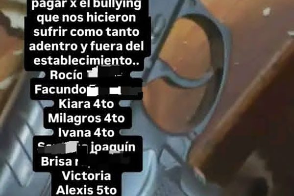 “Vamos a ir armados”: los chats y fotos del grupo de alumnos que amenazaba con atentados en colegios de Moreno