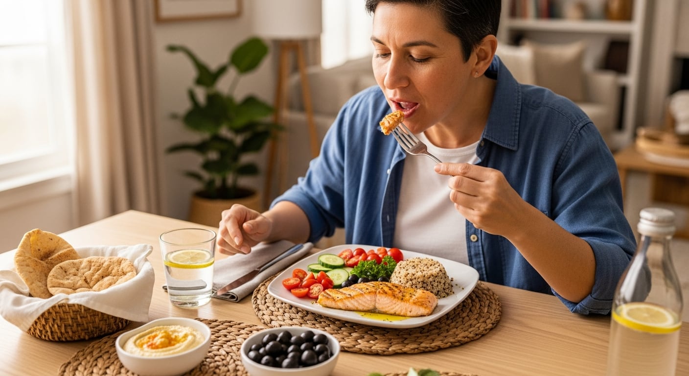 Adaptar la dieta mediterránea en el almuerzo favorece la salud cardiovascular según expertos internacionales (Imagen Ilustrativa Infobae)