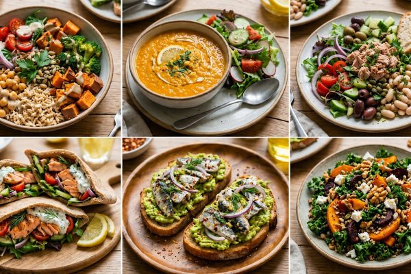 5 almuerzos mediterráneos fáciles que ayudan a proteger la salud cardiovascular y reducen el colesterol