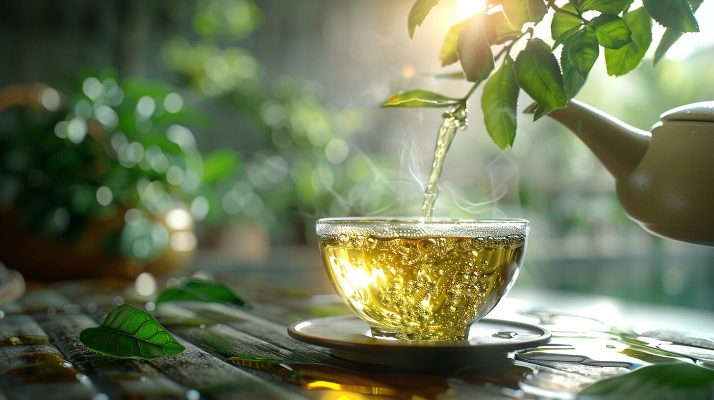 El té verde destaca por su contenido de catequinas antioxidantes que favorecen la quema de grasa y protegen las células hepáticas (Imagen Ilustrativa Infobae)