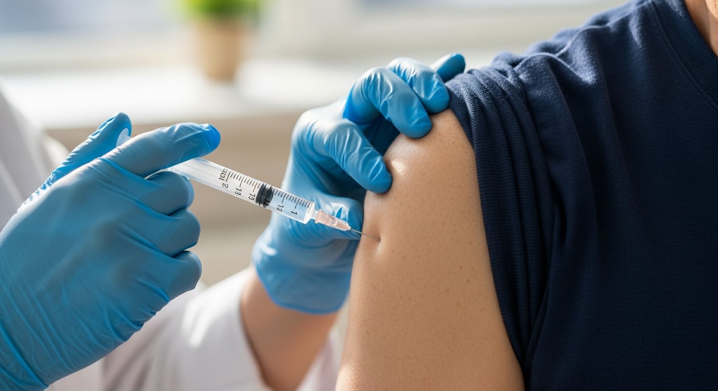 La vacunación antigripal previa reduce la intensidad y la duración de los síntomas si ocurre la infección por el virus influenza (Imagen Ilustrativa Infobae)