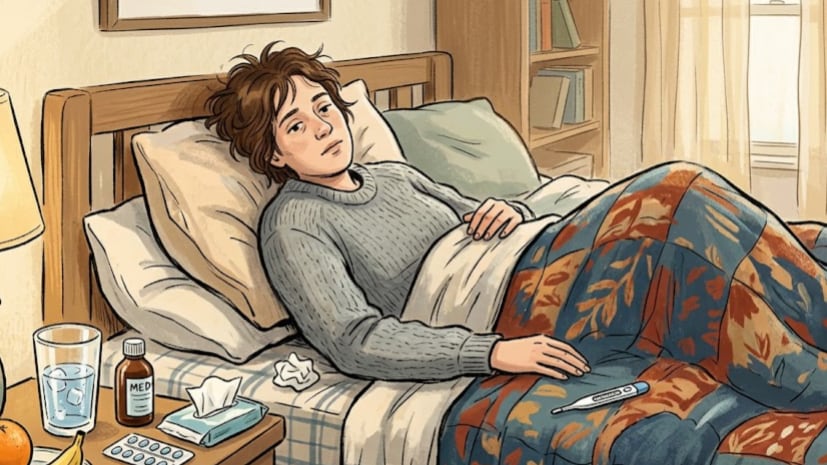 La gripe es una infección respiratoria causada por el virus influenza y provoca fiebre, dolor de cabeza y congestión nasal (Imagen Ilustrativa Infobae)