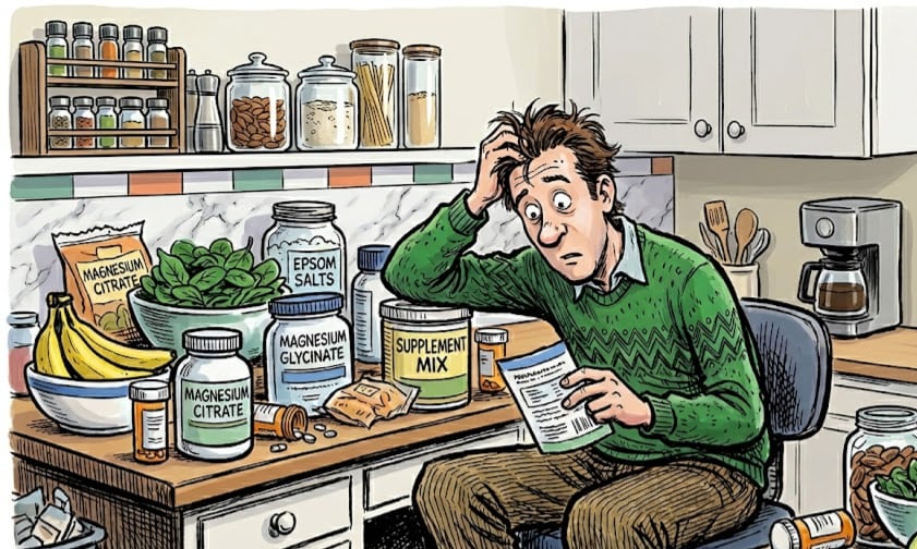 El exceso de magnesio por suplementos puede causar síntomas como diarrea, náuseas y vómitos, según expertos en salud (Imagen Ilustrativa Infobae)