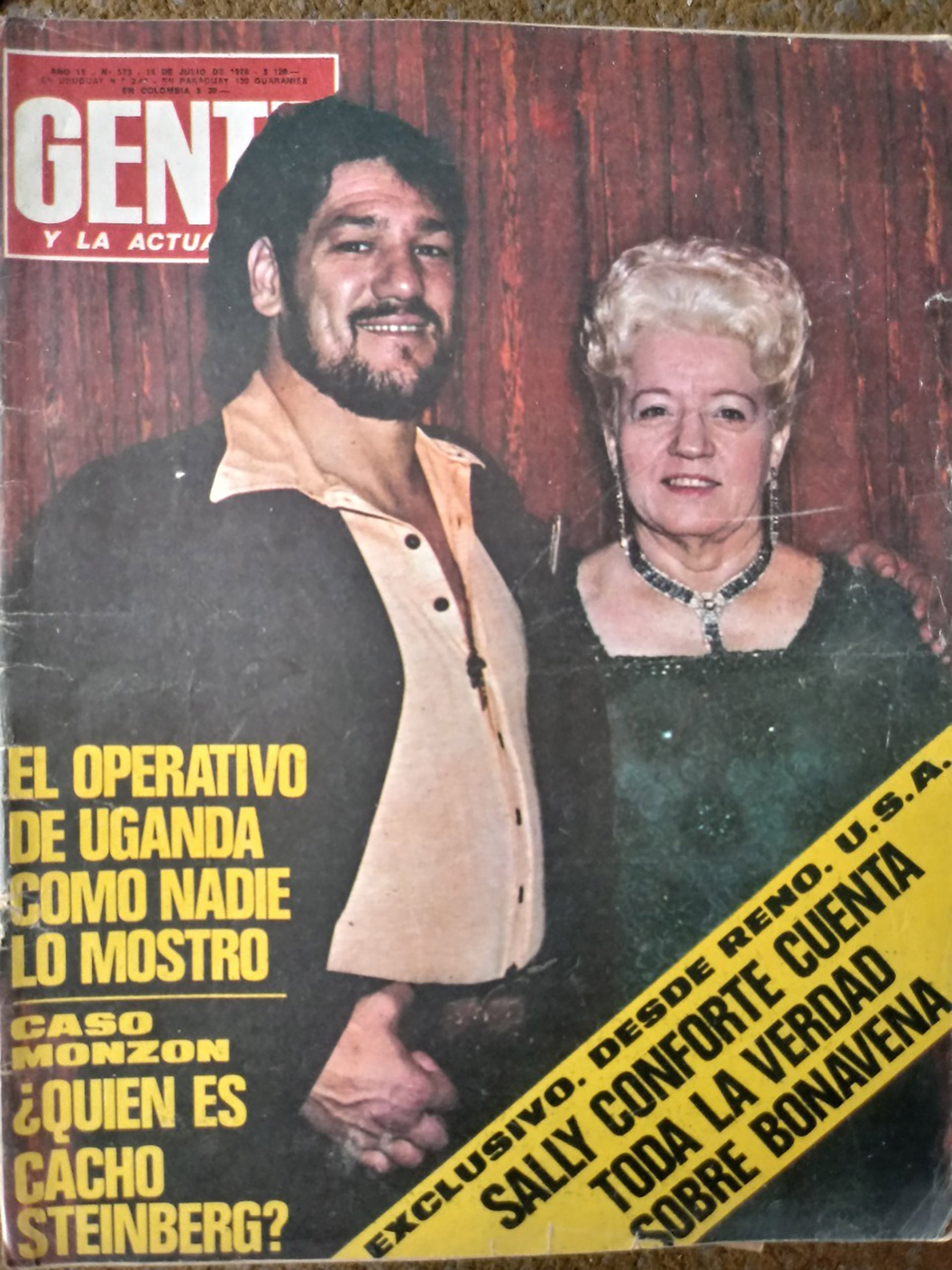 Ringo y Sally Conforte en la tapa de la revista Gente