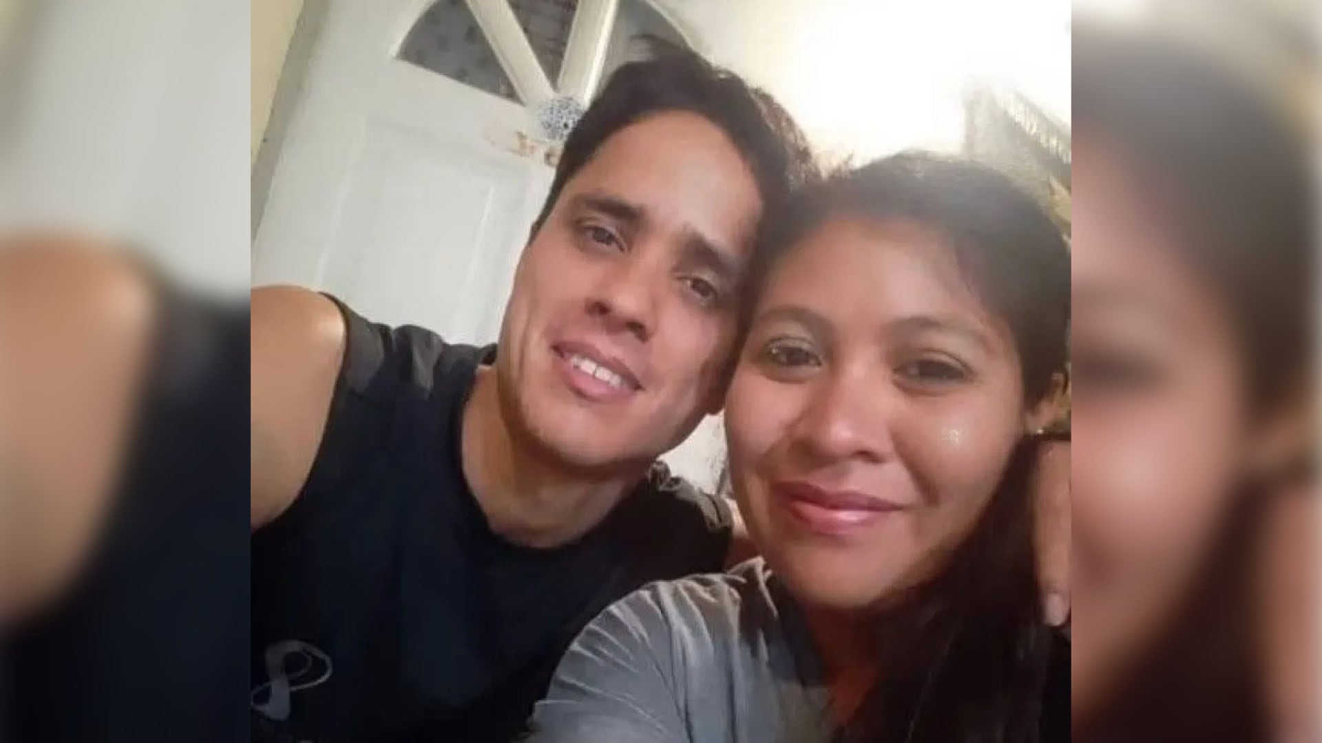 Mariela Beatriz Altamirano y Michel Kevin González, madre y padrastro de Ángel Nicolás López