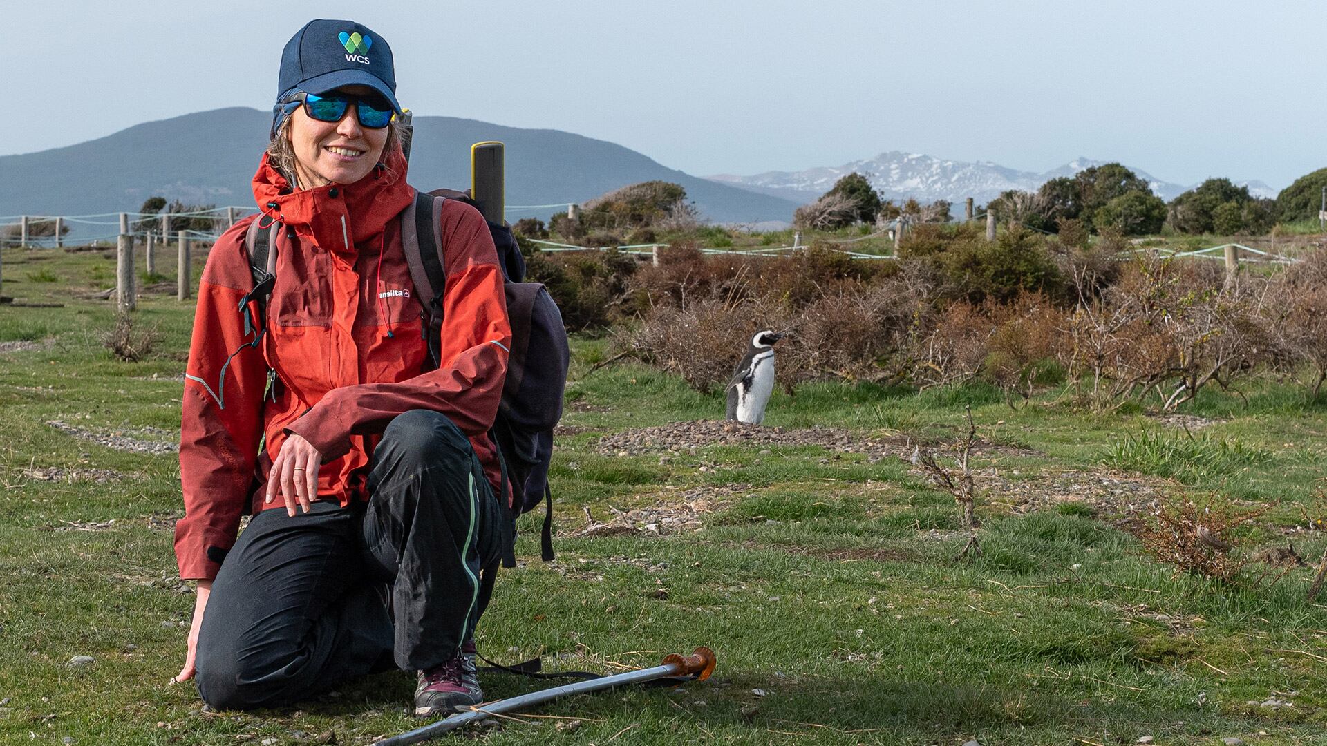Sabrina Harris es bióloga del Centro Austral de Investigaciones Científicas (CADIC-CONICET) y de la WCS Argentina. Fue la primera autora del estudio. (CONICET/WCS Argentina)