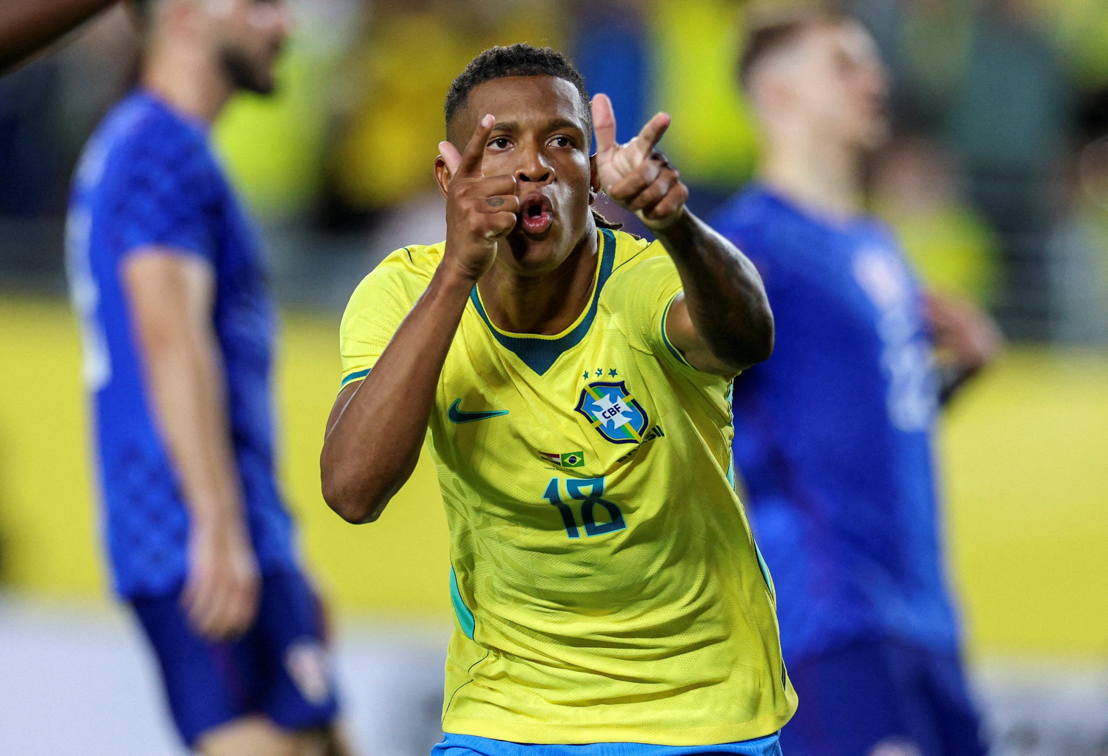 La camiseta titular de Brasil para la Copa del Mundo (Mandatory Credit: Nathan Ray Seebeck-Imagn Images)