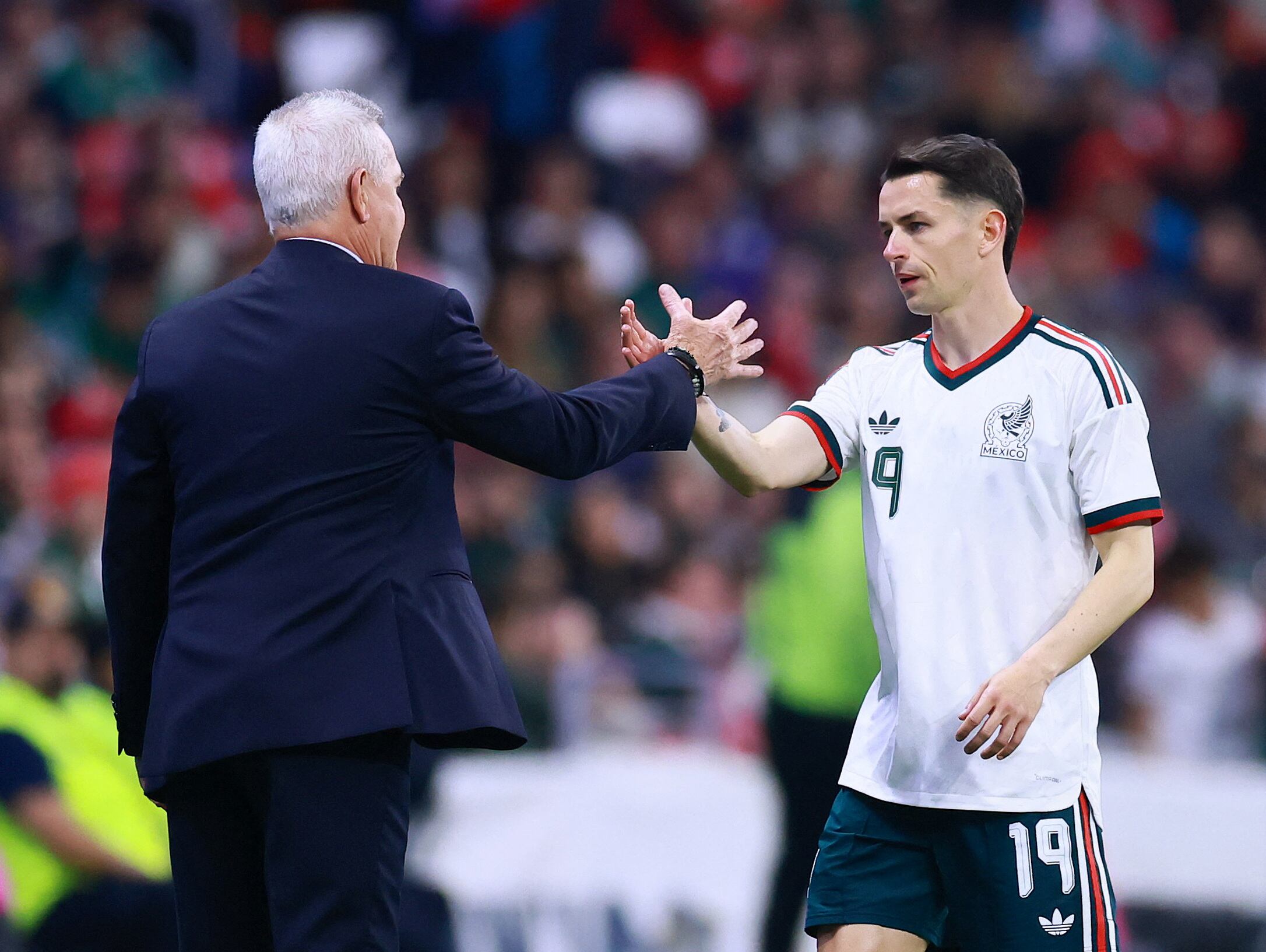 La camiseta suplente de México de cara al Mundial (REUTERS/Eloisa Sanchez)