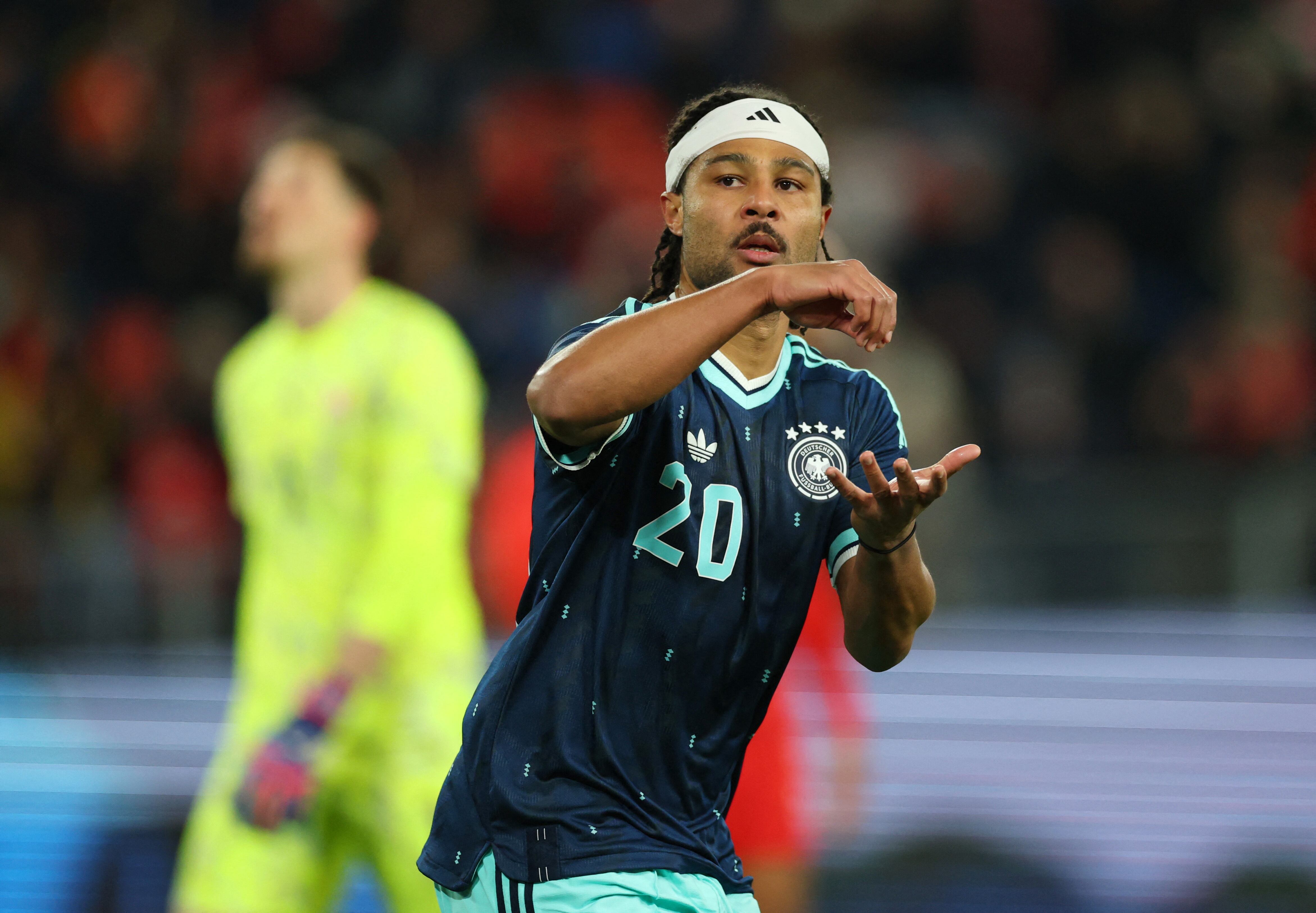 La remera suplente de Alemania para el Mundial (REUTERS/Denis Balibouse)