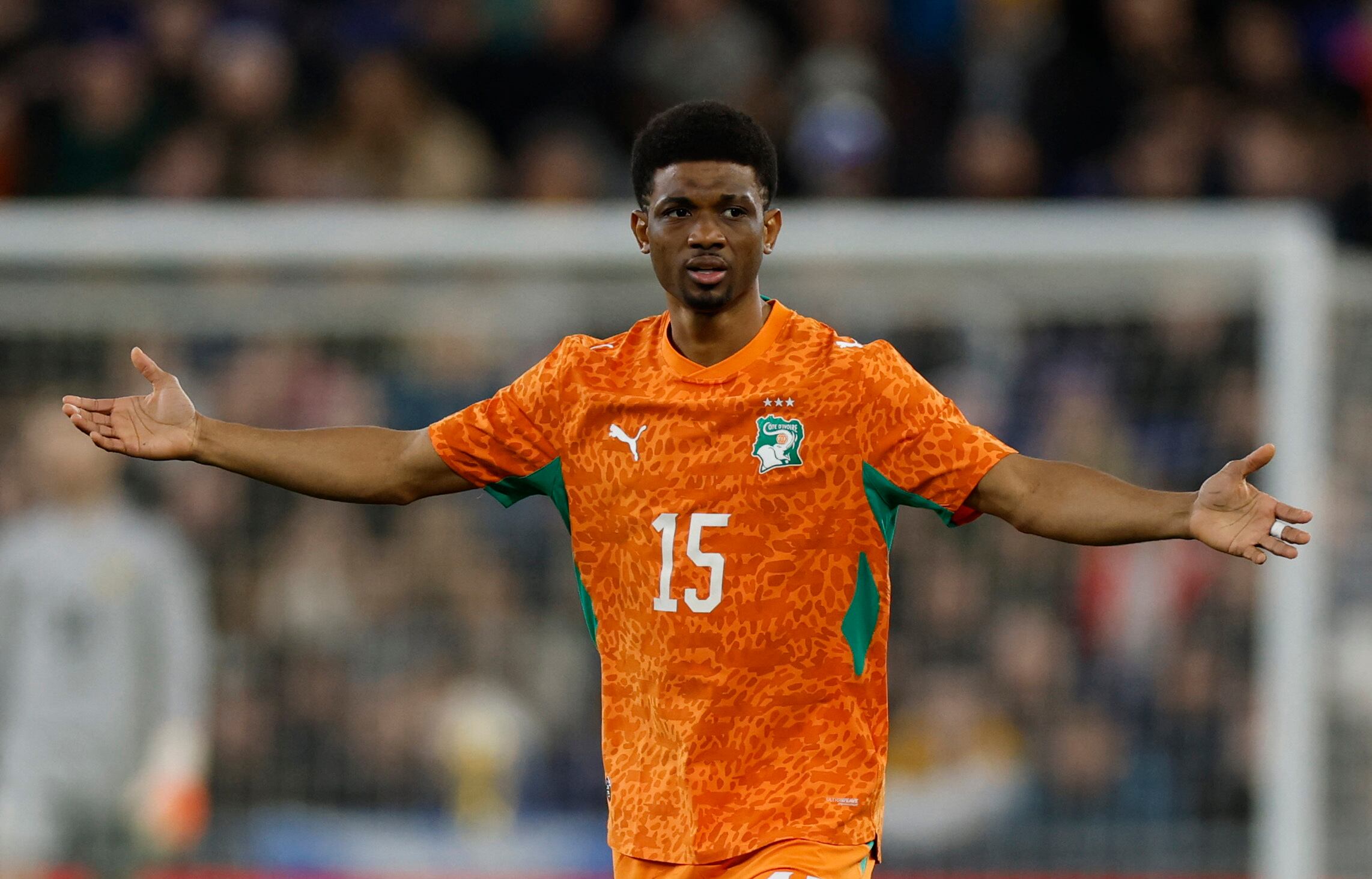 La camiseta titular de Costa de Marfil para el Mundial (Reuters/Jason Cairnduff)