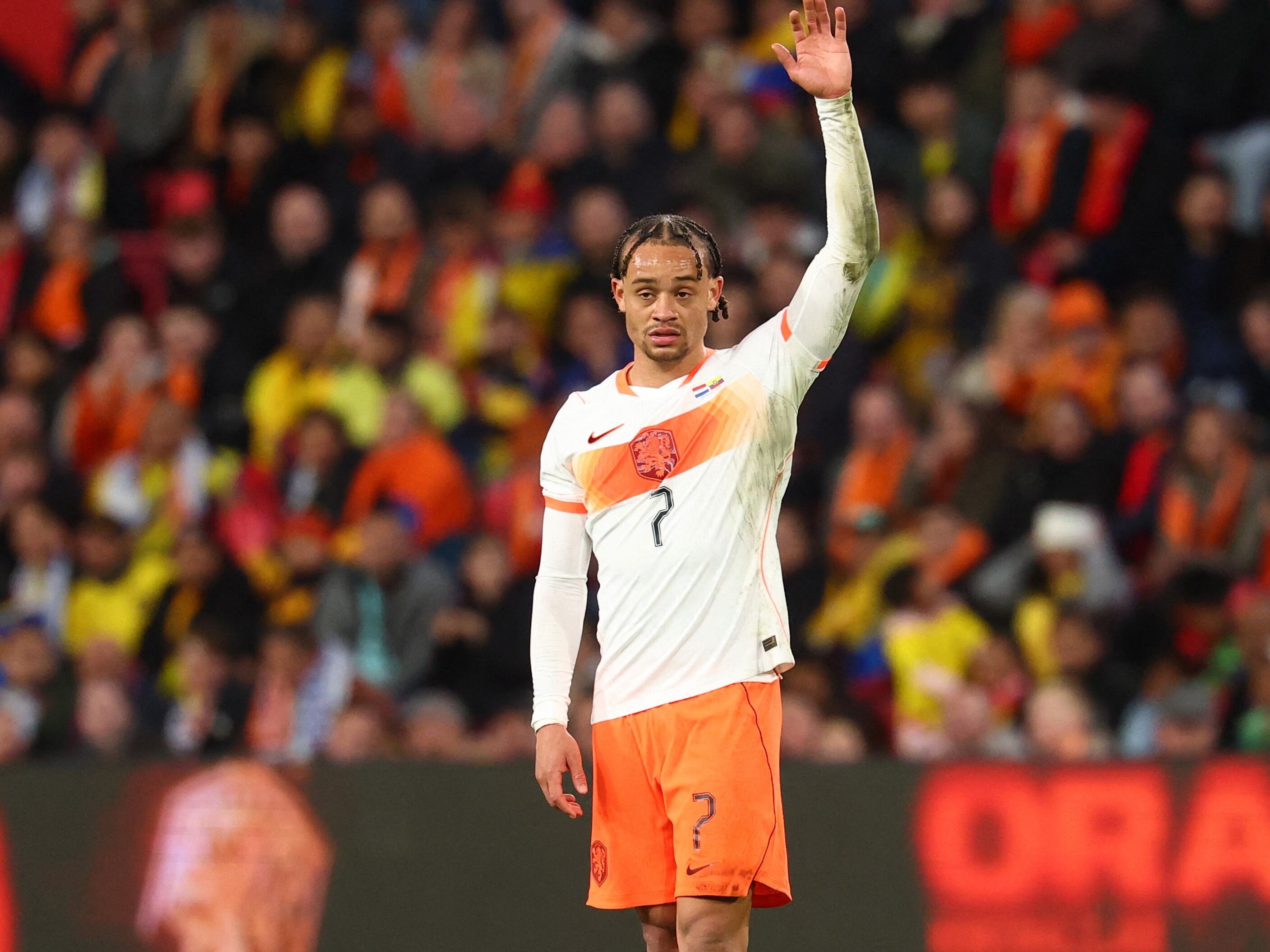 La remera alternativa que tendrá Holanda (REUTERS/Piroschka Van De Wouw)